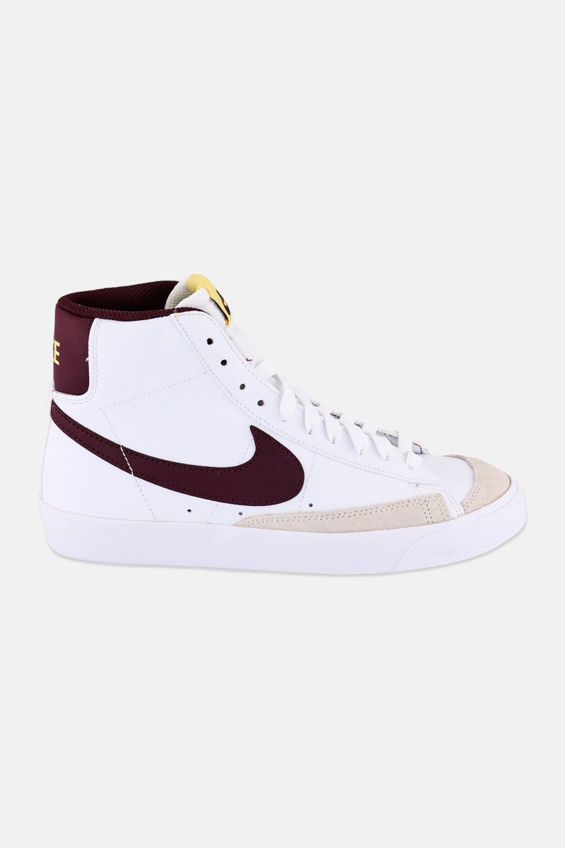 Nike Kids Boy Nike Blazer Mid 77 Lace Up Outdoor Shoes, White - Image 3